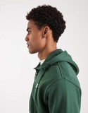 Nike Club full zip fleece hoodie in green