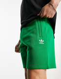 adidas Originals Trefoil Essentials shorts in green