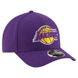 Los Angeles Lakers New Era 9FORTY Stock M-Crown Adjustable Hat - Purple