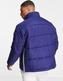 adidas Originals padded stand jacket in navy