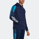 adidas Men's Originals Re-process Hoodie Blue