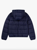 Timberland Junior Navy & Black Panel Puffer Jacket