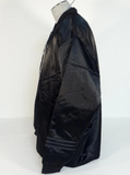 Adidas NBA Brooklyn Nets Black Snap Front Insulated Jacket Men's NWT
