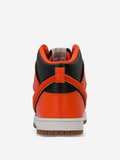 Nike Dunk High Retro sneakers in the "Chenille Swoosh - Safety Orange"