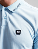 Weekend Offender Colo Polo Shirt Pale Blue/Navy