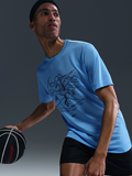 Nike Dri-FIT Light Blue Basketball T-shirt For Men