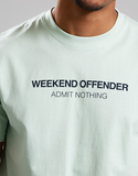 Weekend Offender Steinbeck T-Shirt Pale Mint/Navy