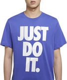 Nike Just Do It Shirt Mens Blue Spell