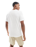 Nike Training oval swoosh graphic t-shirt in white