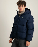 Lacoste puffer jacket with a hood