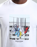 Weekend Offender Battle Lines T-Shirt White
