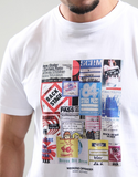 Weekend Offender Passes Graphic T-Shirt White