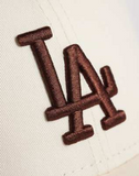 New Era LA Dodgers 9forty essential cap in beige