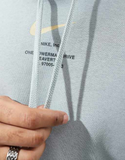 Nike pullover hoodie featuring a graphic print
