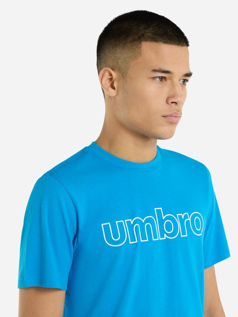 Umbro Mens Cloisonne - Adult Linear Logo Graphic tee