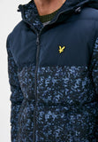 Earth Print Wadded Jacket   Lyle & SCOTT