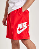 MENS NIKE CLUB WOVEN SHORTS RED