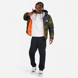 NIKE WINTER JACKET DOWN NSW STORM-FIT WINDRUNNER - ROUGH GREEN/BLACK
