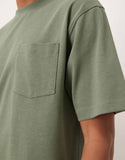 ASOS DESIGN Circular Design Collection super heavyweight relaxed t-shirt in green .