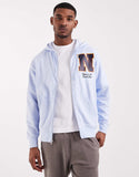 Nike Club Reissue full zip hoodie in light blue