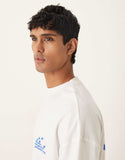 ASOS DESIGN oversized T-shirt with lemons graphic in wihite.