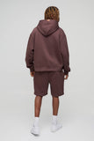 Tall Oversized Boxy Ofcl Man Short Hooded Tracksuit