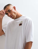 The North Face t-shirt oversize Flower Power blanc.
