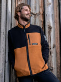 Men's fleece jacket with contrasting details