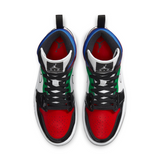 Air Jordan 1 Mid SE 'Black White Multi-Color Women's