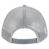 Athletics New Era Gray Color Pack A-Frame 9FORTY Trucker Adjustable Hat