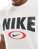 Nike Training oval swoosh graphic t-shirt in white