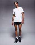 Nike Running Giddy Up back print T-shirt in white