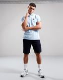 Weekend Offender Colo Polo Shirt Pale Blue/Navy