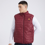 Ellesse Mens Portina Gilet Burgundy