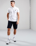 Weekend Offender Colo Polo Shirt White/Cadet Blue