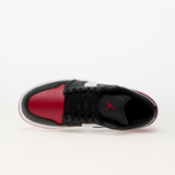 Air Jordan 1 Low White/ Black-Varsity Red-White