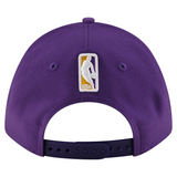 Los Angeles Lakers New Era 9FORTY Stock M-Crown Adjustable Hat - Purple