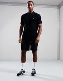 Weekend Offender Colo Polo Shirt Black/Cadet Blue