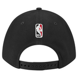 Chicago Bulls New Era 9FORTY Stock M-Crown Adjustable Hat - Black