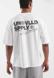 Men's White Oversized T-Shirt graphic