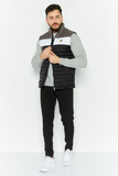 Lyle & Scott Men Colorblocked Puffer Vest, Grey