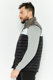 Lyle & Scott Men Colorblocked Puffer Vest, Grey