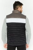 Lyle & Scott Men Colorblocked Puffer Vest, Grey