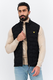 LYLE & SCOTT CHECK QUILT BACK FLEECE GILET