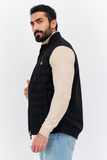 LYLE & SCOTT CHECK QUILT BACK FLEECE GILET