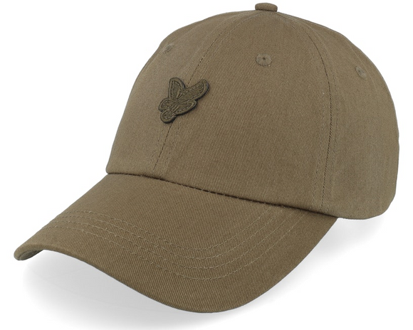 Lyle and Scott | Tonal Eagle Baseball Cap Olive Dad Cap - Lyle & Scott