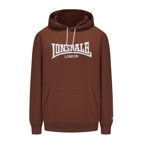 Lonsdale brown  Hooded Relaxed Hoodie