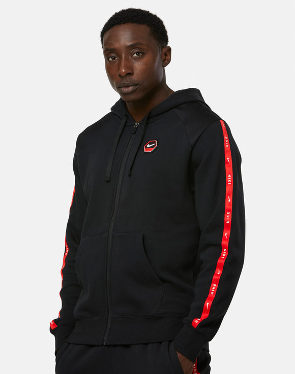 Men's M NSW CS HOODY FLC BB White Zip-Up Hoodie