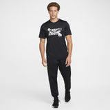 Nike Men's Dri-FIT Fitness T-Shirt - Black