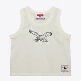 Philadelphia Eagles Mitchell & Ness Women's Crop Tank Top